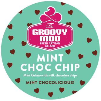 The Groovy Moo - Mint Choc Chip